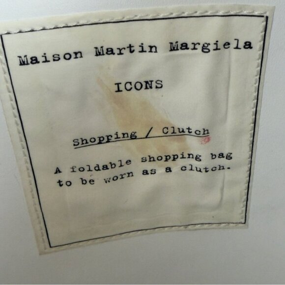 Maison Martin Margiela Paris Tote Bag Clutch - Picture 2 of 16